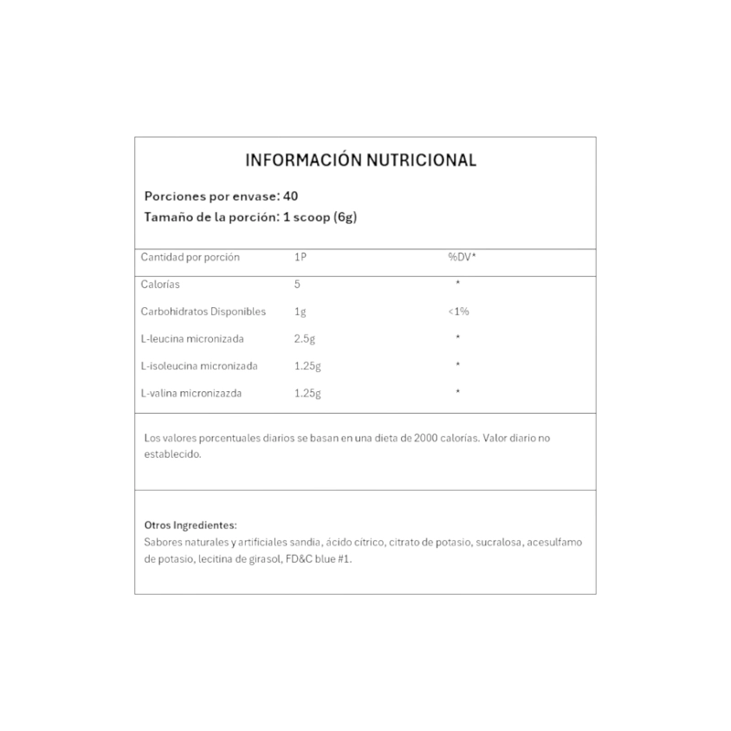 BCAA PRO 2:1:1 40 SERVICIOS WATERMELON- GREATLHETE - 2