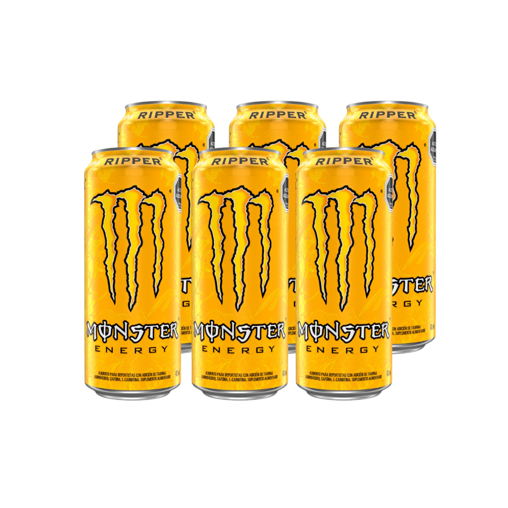 PACK X6 ENERGETICA RIPPER 473ML - MONSTER ENERGY - 1