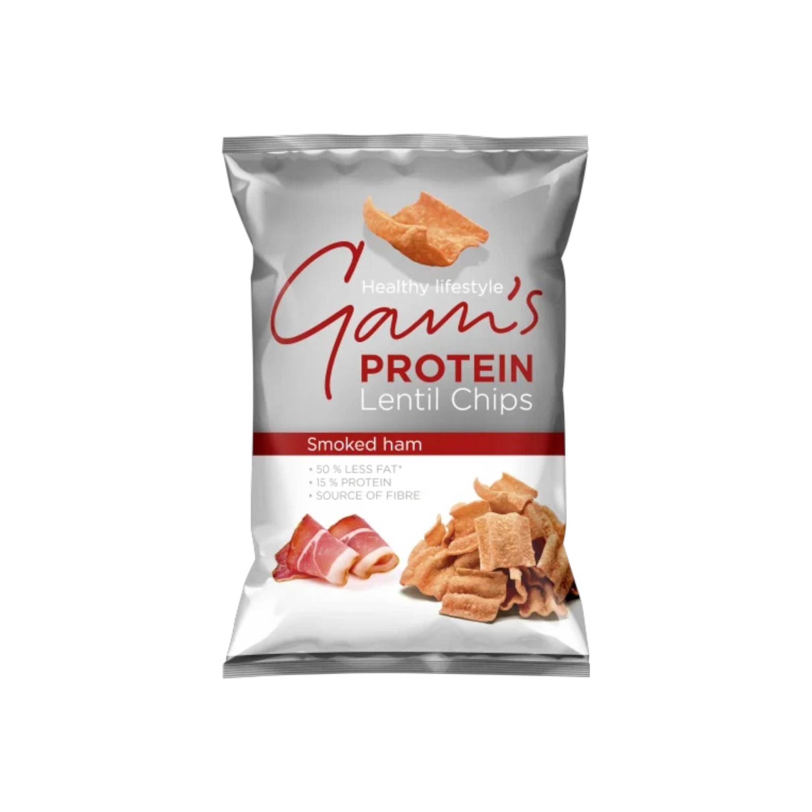 CHIPS DE PROTEINA 65GRS JAMON AHUMADO - GAM'S - 1