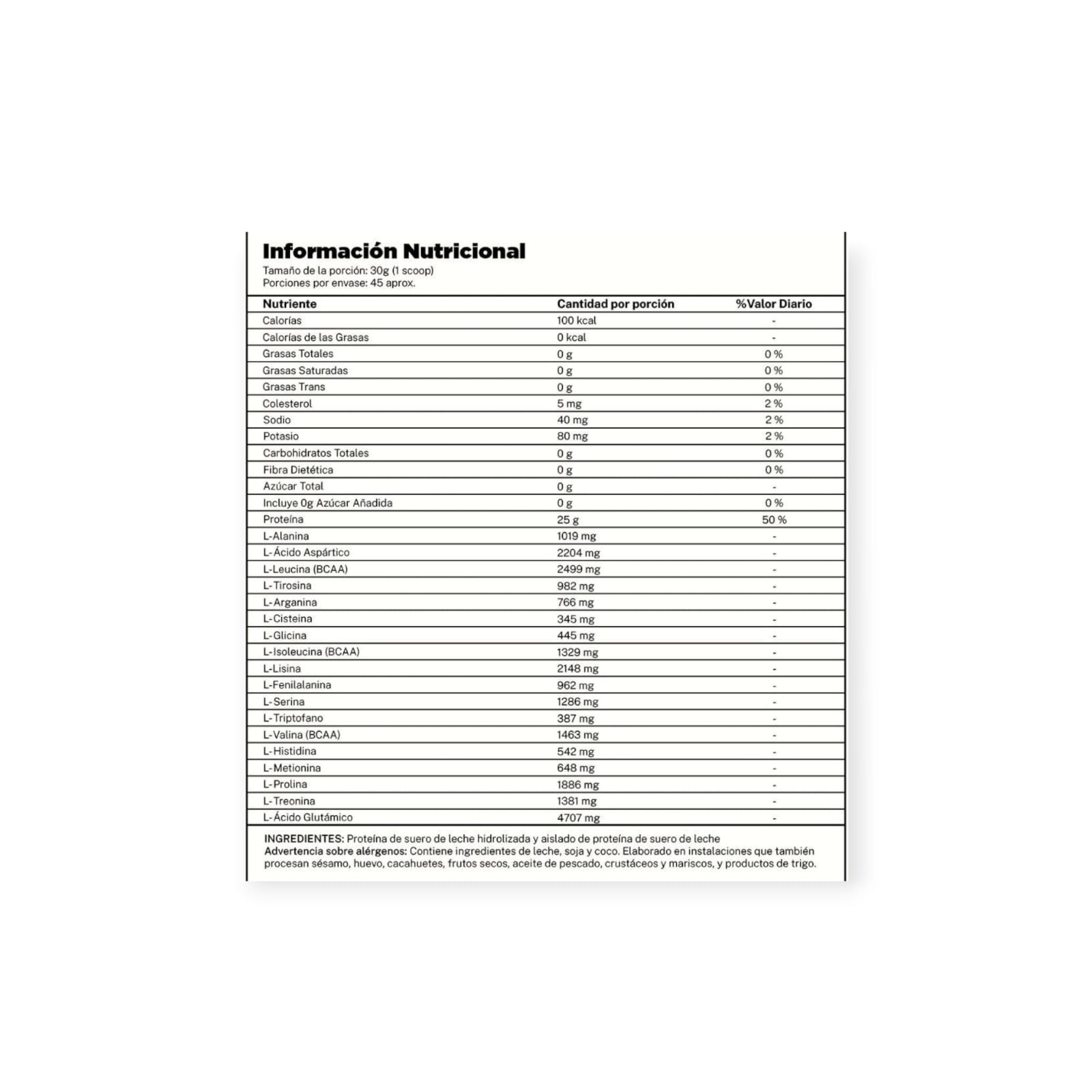 PROTEINA GOURMET CHEF PROTEIN HIDROLIZADA 3LBS - KIFFER - 2