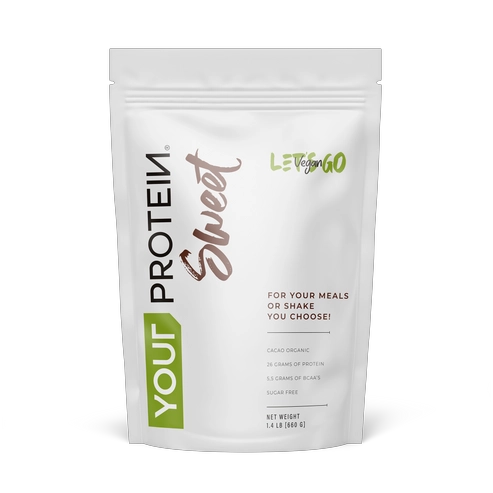 PROTEINA SWEET VEGAN CACAO 1.4LB (660GR)- YOUR PROTEIN - 1
