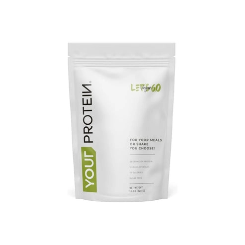 PROTEINA LET'S GO VEGAN SIN SABOR 1.4LB (660GR) - YOUR PROTEIN - 1