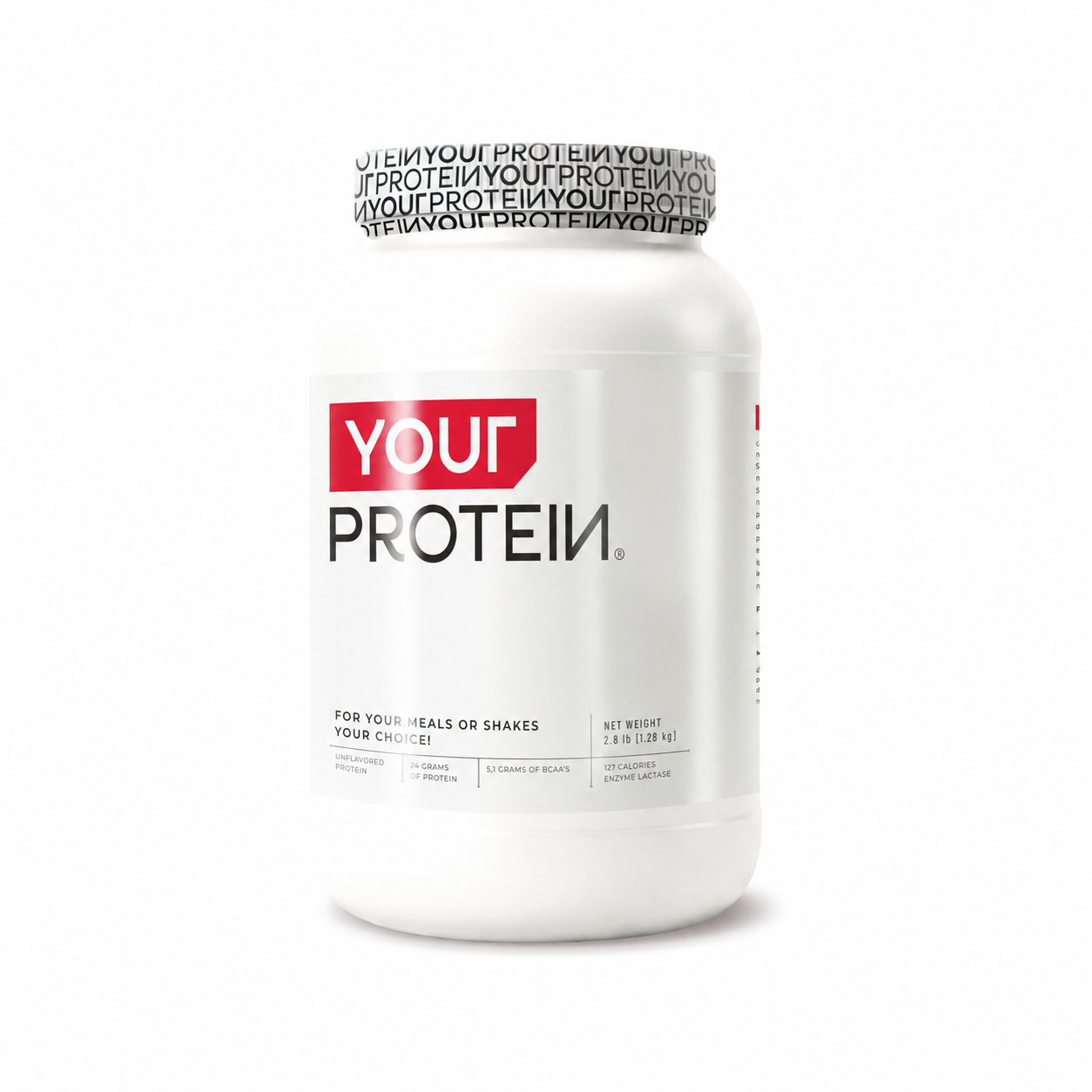 PROTEINA WHEY SIN SABOR 2.8LB - YOUR PROTEIN - 1