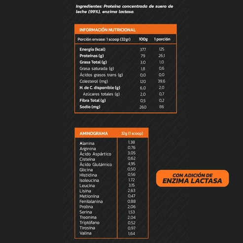 PROTEINA WHEY 1,1KG 35 PORCIONES SIN SABOR - ZEIN - 2