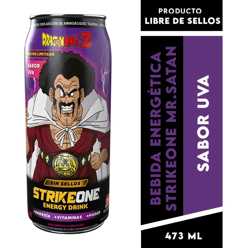 ENERGETICA STRIKE ONE ENERGY DRINK DRAGON BALL UVA / MAKU - STRIKEONE - 1