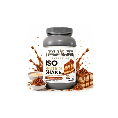 PROTEINA ISO SHAKE 2.2LB 33 SERVICIOS MANJAR TRES LECHES - PULSE NUTRITION - 1