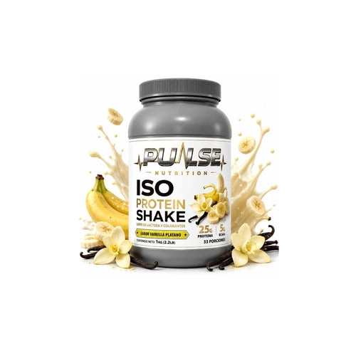 PROTEINA ISO SHAKE 2.2LB 33 SERVICIOS VAINILLA PLATANO - PULSE NUTRITION - 1