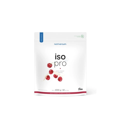 PROTEINA ISO PRO SOUR CHERRY YOGURT 1000GR 40 SERVICIOS - NUTRIVERSUM - 1
