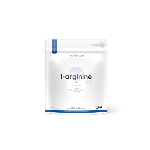 L- ARGININA 200GR 66 SERVICOS UNFLAVORED - NUTRIVERSUM - 1