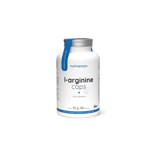 L- ARGININA 60 CAPSULAS - NUTRIVERSUM - 1