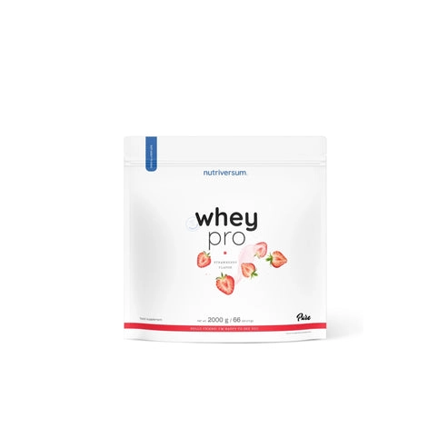 PROTEINA WHEY PRO STRAWBERRY 2000GR 66 SERVICIOS - NUTRIVERSUM - 1