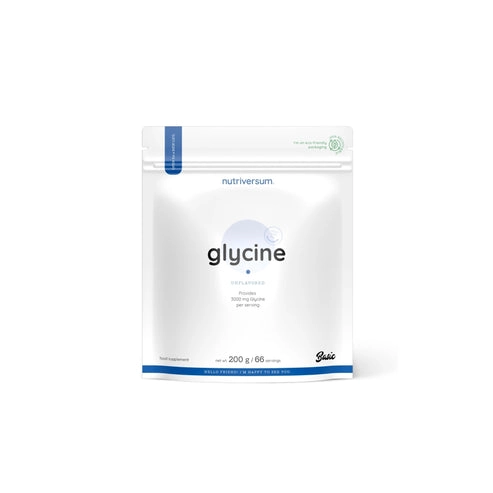 GLYCINA 200GR 66 SERVICIOS UNFLAVORED - NUTRIVERSUM - 1