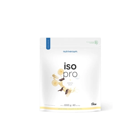 PROTEINA ISO PRO BANANA SPLIT 1000GR 40 SERVICIOS - NUTRIVERSUM - 1