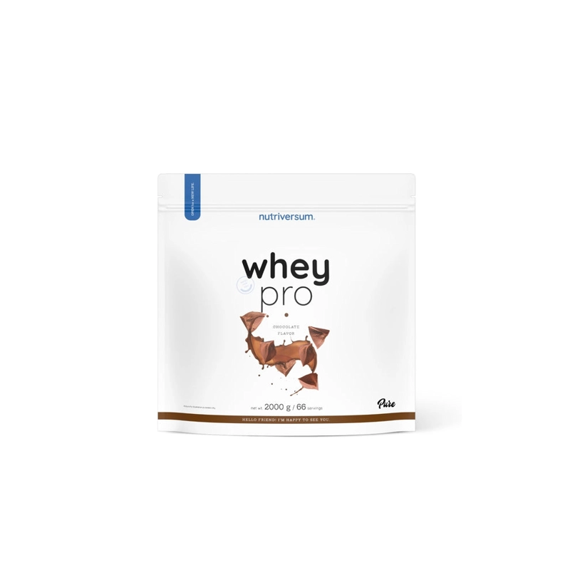 PROTEINA WHEY PRO CHOCOLATE 2000GR 66 SERVICIOS - NUTRIVERSUM - 1
