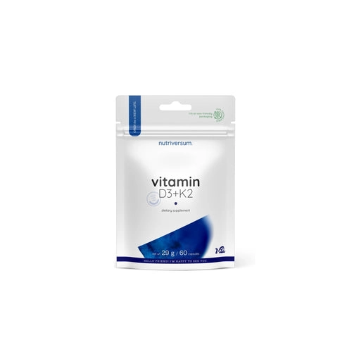 VITAMINA D3 + K2 60 CAPSULAS - NUTRIVERSUM - 1