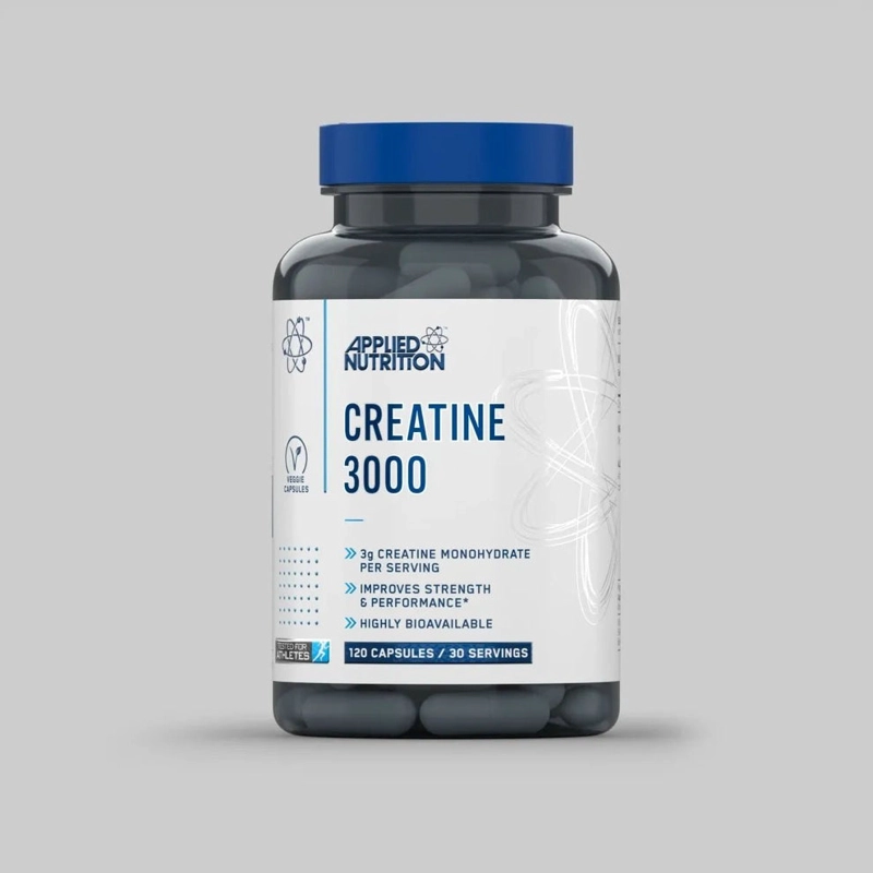 CREATINA 3000MG 120 CAPSULAS - APPLIED NUTRITION - 1