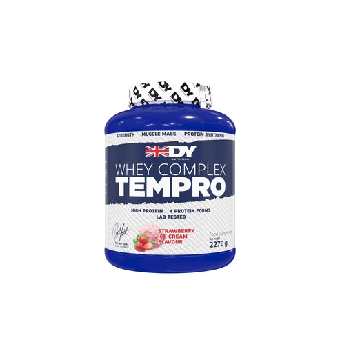 PROTEINA WHEY COMPLEX TEMPRO 2270G 75SV STRAWBERRY ICE CREAM - DY NUTRITION - 1