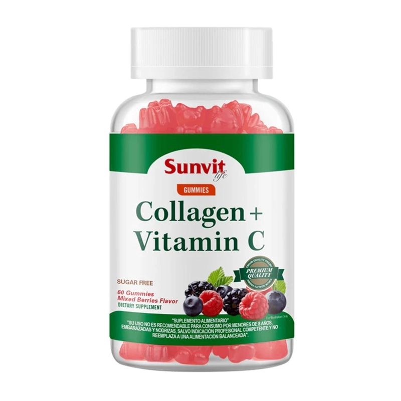 COLAGENO + VITAMINA C 60 GOMITAS MIX BERRIES -SUNVIT - 1