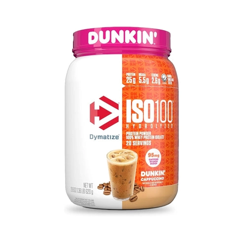 ISO100 DUNKIN 1.4LB CAPUCCINO EDICION LIMITADA - DYMATIZE - 1