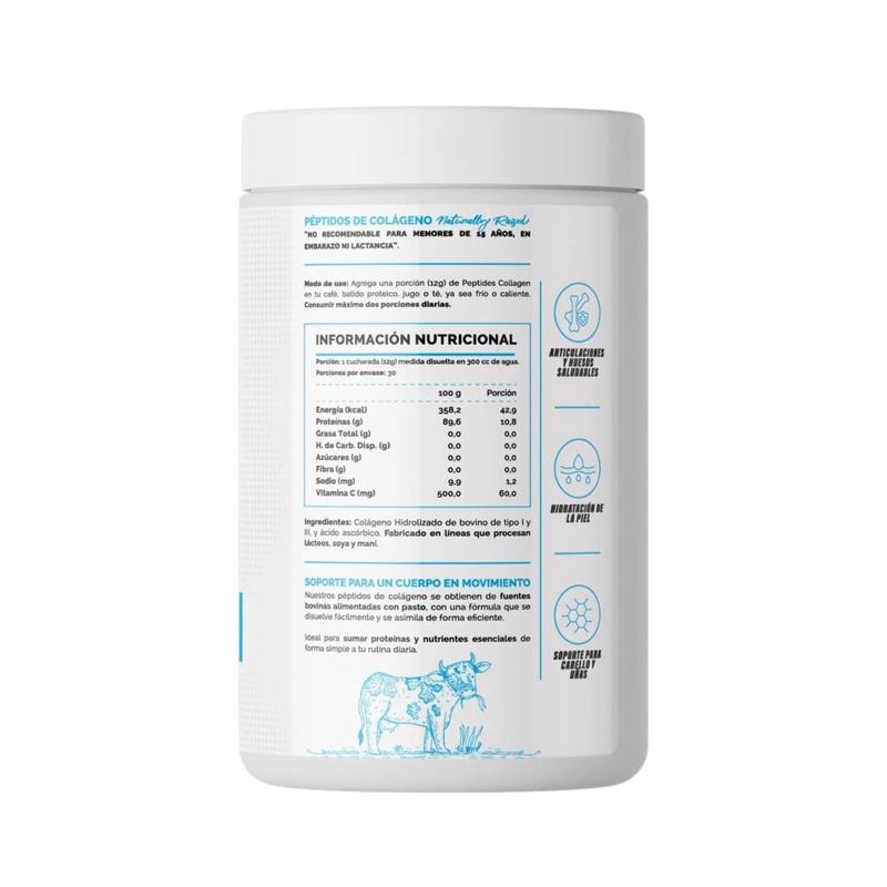 PEPTIDOS DE COLAGENO 360GR NATURAL- 4ACTIVE - 2