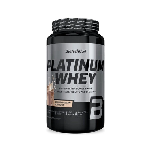 PROTEINA PLATINUM WHEY 44SV 1000GR COOKIES & CREAM- BIOTECHUSA - 1