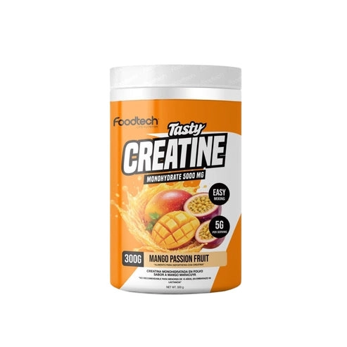 CREATINA MONOHIDRATADA TASTY 300GR MANGO PASSION FRUIT - FOODTECH - 1