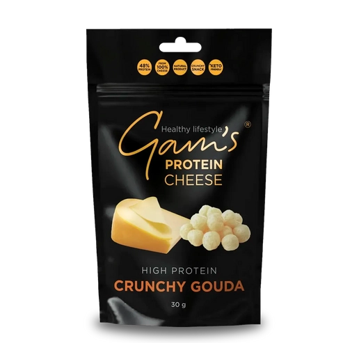 SNACK QUESO LIOFILIZADO 30GR CRUNCHY GOUDA - GAM'S - 1