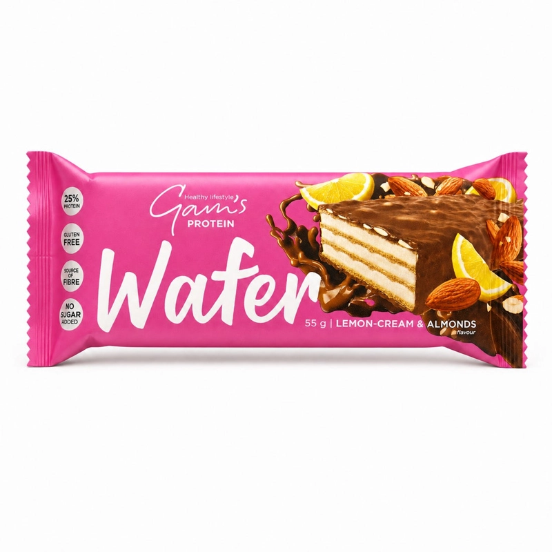 WAFER 55GR CREMA DE LIMON Y ALMENDRAS - GAM'S - 1