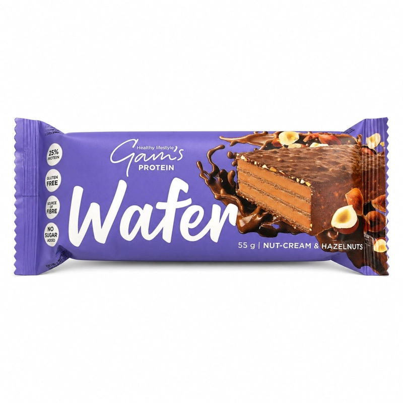 WAFER 55GR CREMA DE FRUTOS SECOS Y AVELLANA - GAM'S - 1