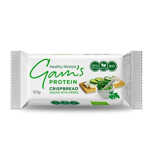 GALLETA CRUJIENTE SALADA 50GR HIERBAS -GAM'S - 1