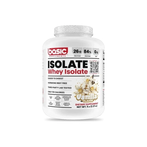 PROTEINA WHEY ISOLATE 5LBS VAINILLA - BASIC - 1