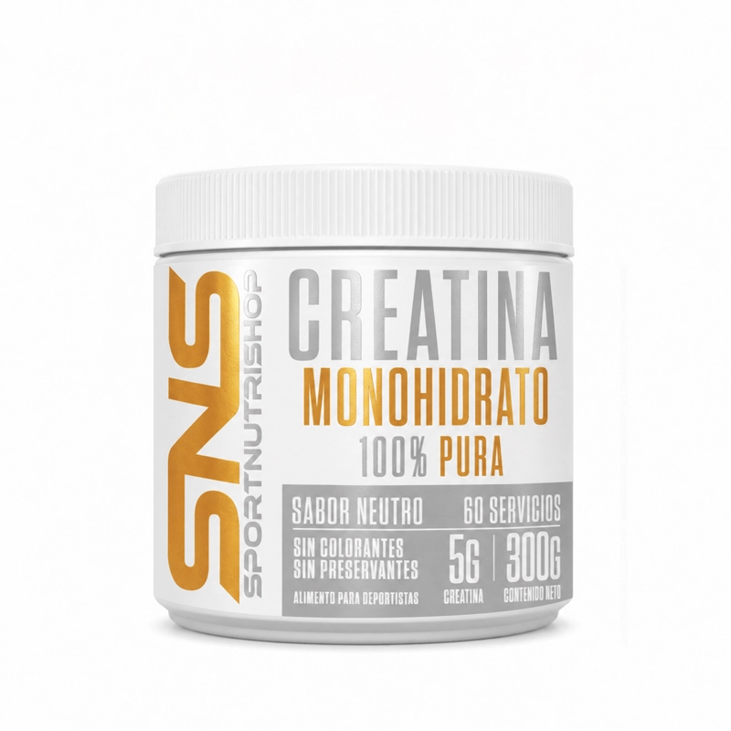 CREATINA MONOHIDRATADA 300GR SIN SABOR - SPORTNUTRISHOP - 1