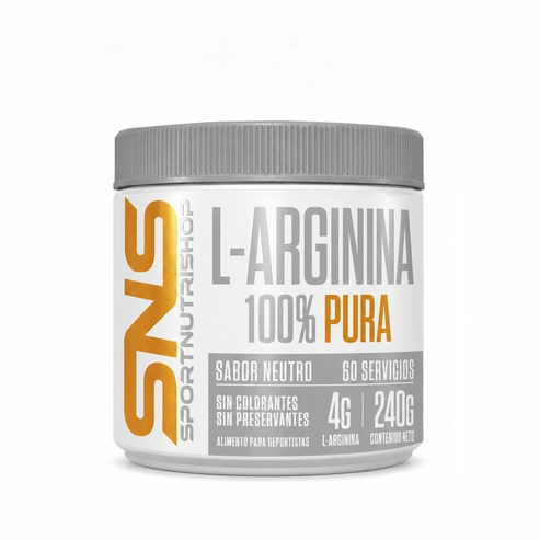 L-ARGININA 240GR 60 SERVICIOS SIN SABOR - SPORTNUTRISHOP - 1