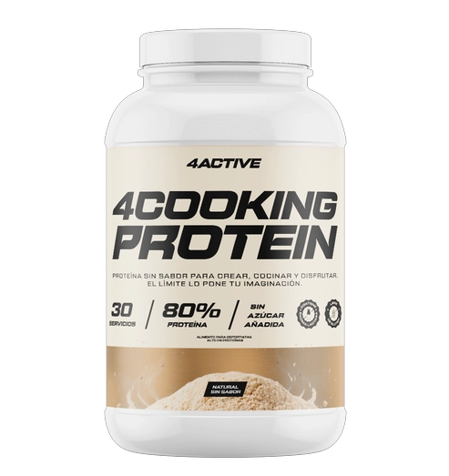 PROTEINA 4COOKING 30 SERVICIOS NATURAL 900GR - 4ACTIVE - 1