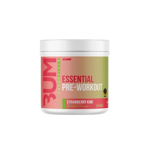 PRE ENTRENO CBUM ESSENTIAL 30 SERVICIOS 438GR STRAWBERRY KIWI- RAW NUTRITION - 1