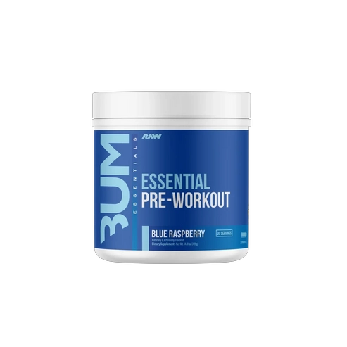 PRE ENTRENO CBUM ESSENTIAL 30 SERVICIOS 417GR BLUE RASPBERRY- RAW NUTRITION - 1