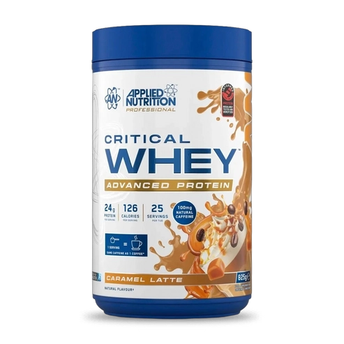 PROTEINA CRITICAL WHEY 825GR 25SV CARAMEL LATTE- APPLIED NUTRITION - 1