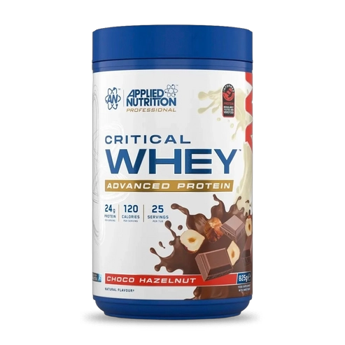 PROTEINA CRITICAL WHEY 825GR 25SV CHOCO HAZELNUT- APPLIED NUTRITION - 1