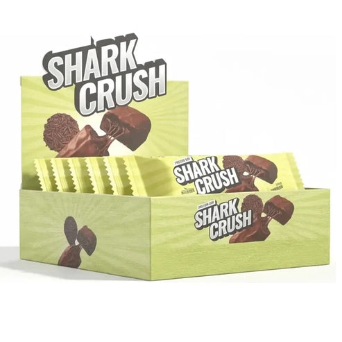 BARRAS DE PROTEINA SHARK CRUSH 12UNI BRIGADEIRO - SHARK PRO - 1
