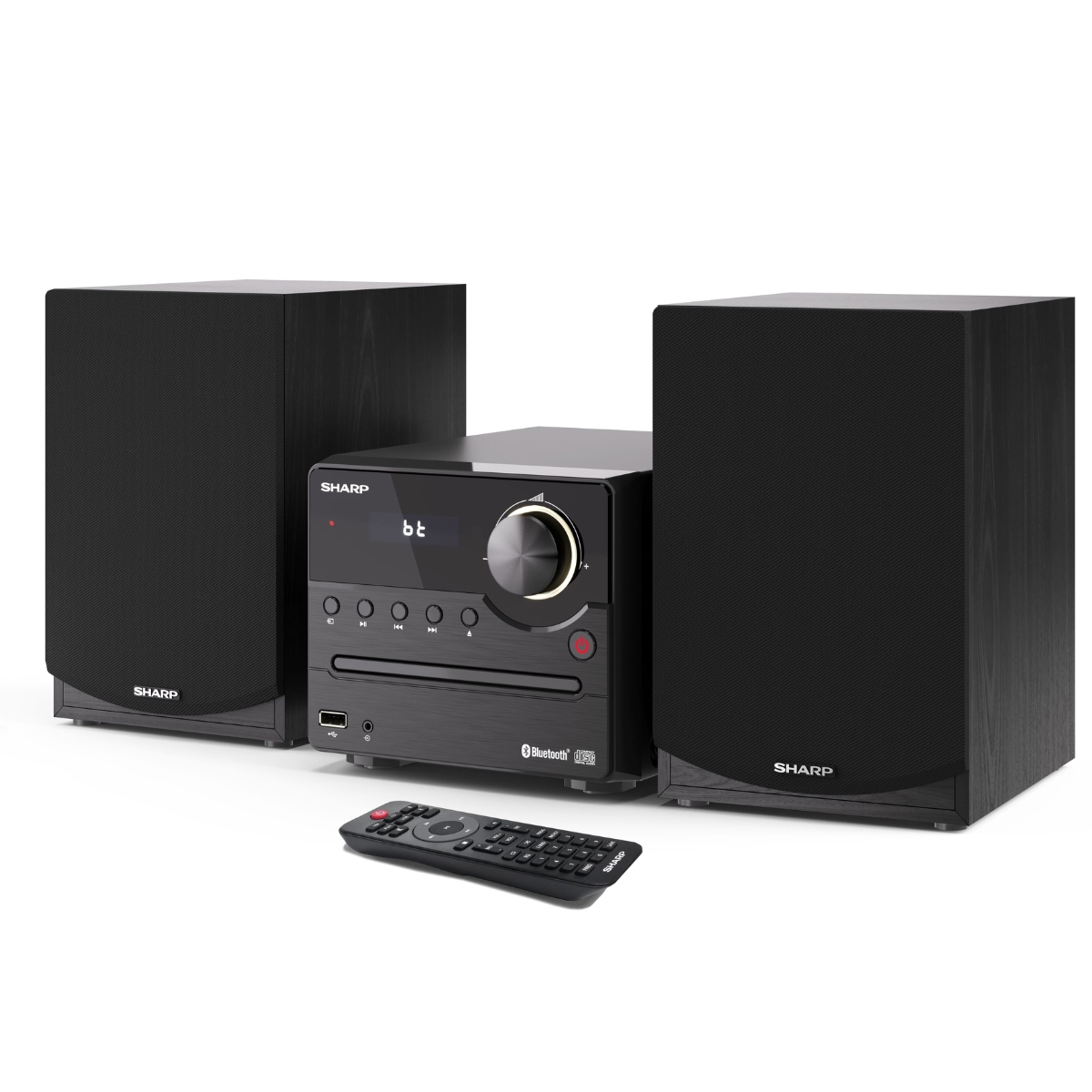 MICROCOMPONENTE SHARP CD-PLAYER USB BLUETOOTH RADIO FM XL-B512 NEGRO - 2