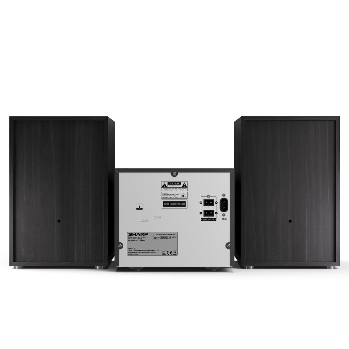 MICROCOMPONENTE SHARP CD-PLAYER USB BLUETOOTH RADIO FM XL-B512 NEGRO - 3