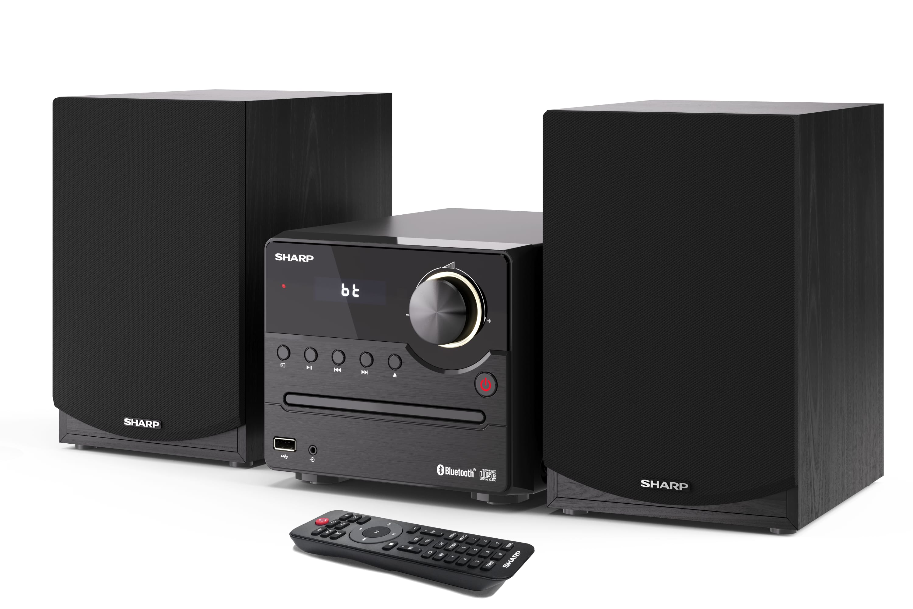MICROCOMPONENTE SHARP CD-PLAYER USB BLUETOOTH RADIO FM XL-B512 NEGRO - 6