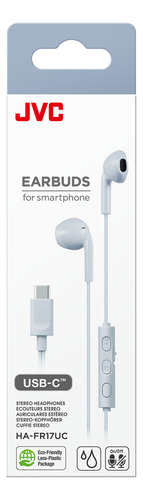 JVC  AUDIFONOS HA-FR17UC USB-C  MANOS LIBRES CELESTE - 1