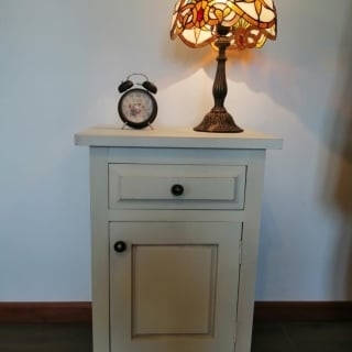 VELADOR MUEBLES MDG ATELIER MADERA MARFIL CONFECCIONADO EN SÓLIDA RAULÍ - 1