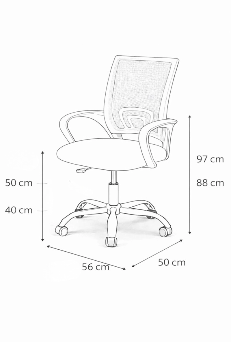 SILLA EJECUTIVA COSAS CASA NEGRO OFICINA PC ESCRITORIO GIRATORIA DALLAS - 8