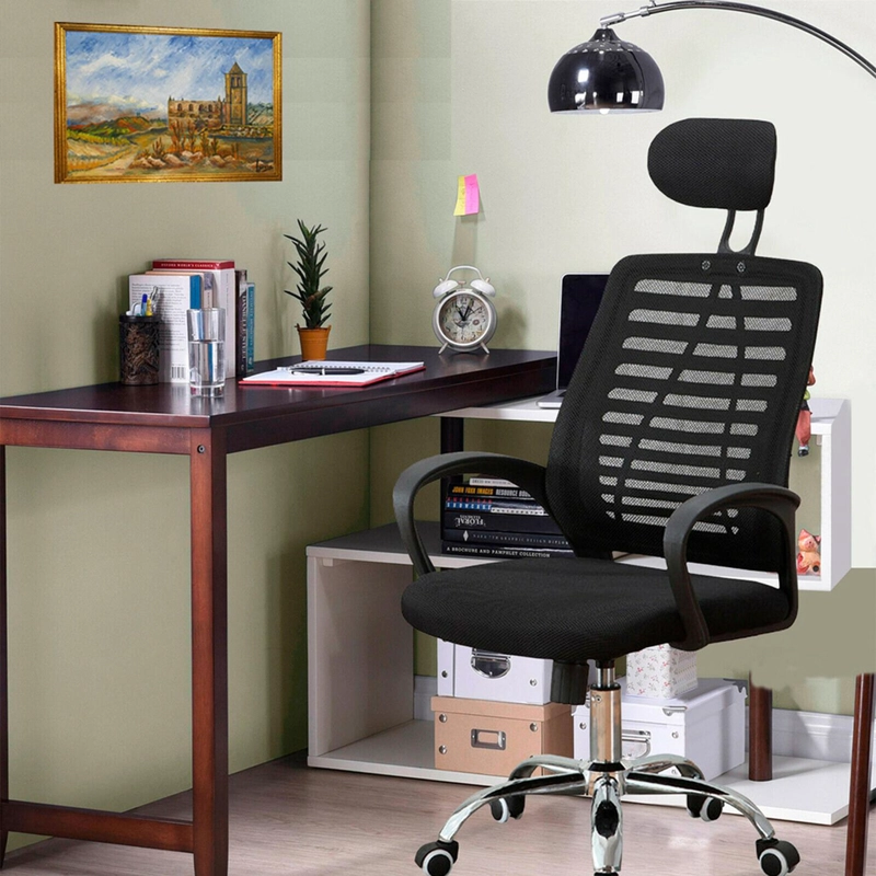 SILLA OFICINA O ESCRITORIO RESPALDO ERGONOMICO CABECERA MILAN - 7