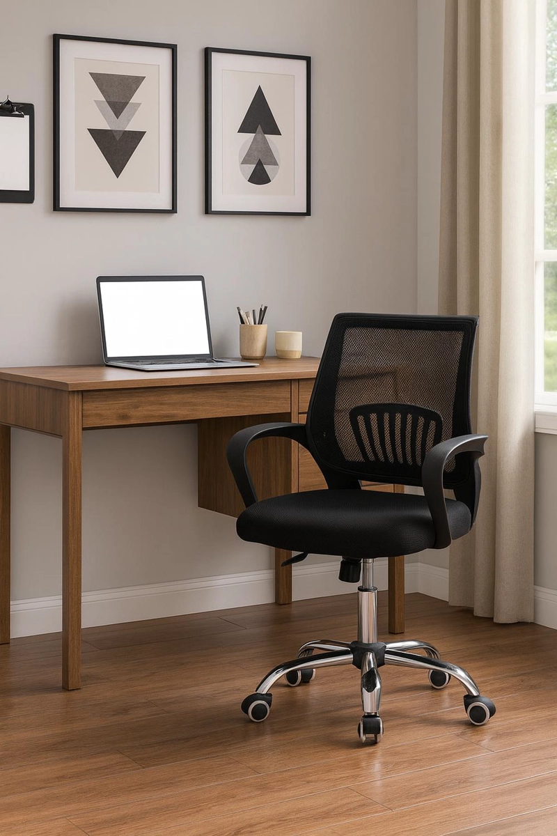SILLA EJECUTIVA COSAS CASA NEGRO OFICINA PC ESCRITORIO GIRATORIA CÓRDOBA - 2