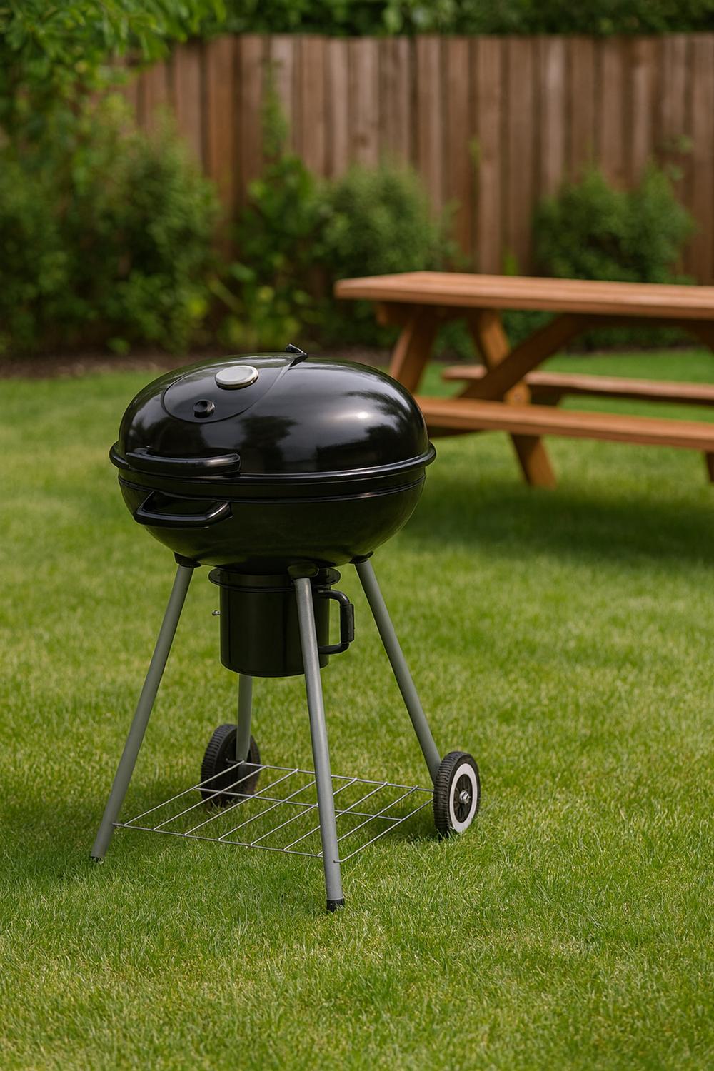 PARRILLA A CARBON MODELO ALGARROBO REDONDA - 1