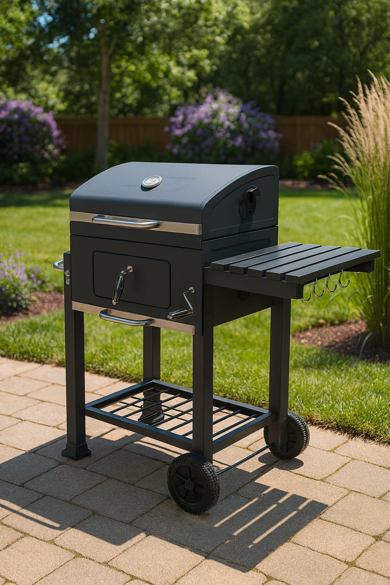 PARRILLA A CARBON MODELO ROBLE - 1