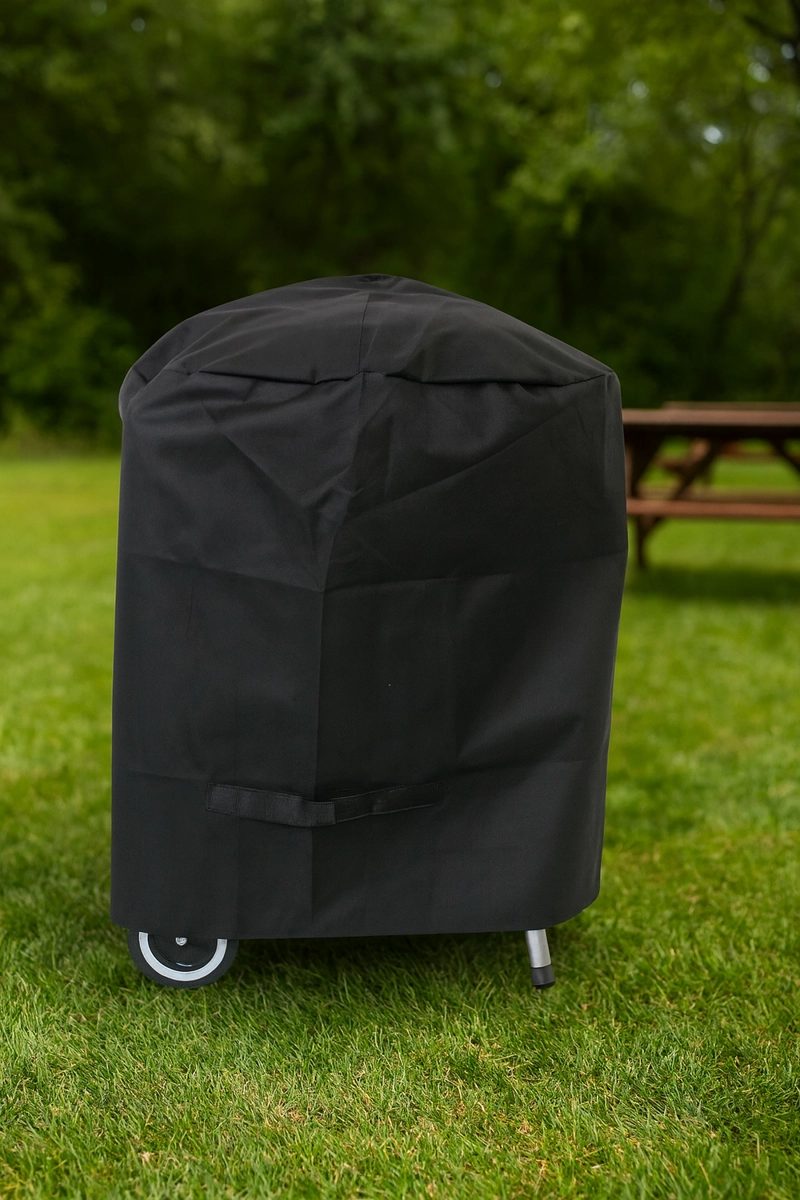 CUBRE PARRILLA IMPERMEABLE FUNDA ALGARROBO REDONDA - 2